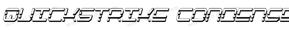 QuickStrike Condensed字体转换